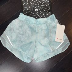 Brand New With Tags Lululemon Hotty Hot Lr Shorts 4” Shorts Color Diamond Dye Sheer Blue/Silver Blue (Dib9/Svbl) Size 6 Rare And Sold Out! Guaranteed Authentic 5 Star Top Rated Seller Next Day Shipping K420 Light Blue Athleisure Running Shorts, Light Blue Summer Running Activewear, Light Blue Bottoms For Summer Running, Star Top, Shorts Athletic, Athletic Shorts, Lululemon Athletica, Blue And Silver, Colored Diamonds