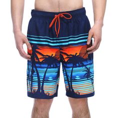 in stock Beach Model, Water Sports Activities, Tropical Palm, Beach Walk, Beach Shorts, Drawstring Waistband, Water Sports, Walk On, Swim Trunks