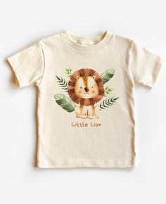 Little Lion Baby T-shirt Lion Toddler Shirt Little Lion Kids - Etsy Brasil Playful Unisex T-shirt With Character Print, Cute Cartoon Print T-shirt, Family Matching Crew Neck T-shirt With Character Print, Playful Character Print T-shirt, Funny Unisex Cartoon Print T-shirt, Graphic Tee With Cartoon Print For All Genders, Cute Short Sleeve T-shirt With Custom Print, Family Matching Short Sleeve Shirt With Character Print, Playful Short Sleeve T-shirt With Custom Print