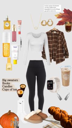 Fall Outfit Inspo Shuffles, Lazy Cute Fall Outfits, Cute Outfits Thanksgiving, October Casual Outfits, Winter Outfits Color Combos, Outfit Ideas For School Pictures, Basic Thanksgiving Outfit, Outfits To Wear For Thanksgiving, Fall Fits Inspiration