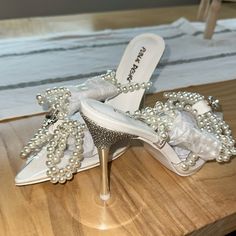 Perfect For Bridal Event Never Worn- Brand New In Box Wrap Around Heels, Public Desire Shoes, Public Desire, Bridal Event, Pointed Toe Heels, Wrap Around, Shoes Women Heels, Fashion Shoes, Shoes Heels