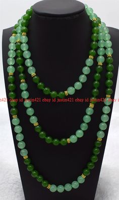 Product Description Style: Necklace Size: 8mm   Quantity:  1 Strand length: 24-100 Inches Color: -- Clasp: -- Condition: New If you want to buy more , please contact us . Thanks ! &&&&: Sale the items does not include box. Payment Payment Policy&Shipping Policy     We accept PayPal Please pay within 24 hours If no payment or contact is made with in 7 days item will be relisted. Thank YouPlease make sure the "Ship To" address you input in Paypal is correct.Items are shipped within 1-2 business da Beads Long Necklace, Long Beaded Necklace, Hair Beads, Hair Vine, Necklace Size, The Ship, Green Jade, Style Necklace, Fashion Jewelry Necklaces