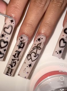 Gangster Nails, Nail Tech Must Haves, Mexican Nails, Nude Nail Designs, Ballerina Nails