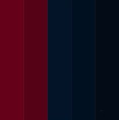 the color palette is red, blue, and black with some dark colors on it