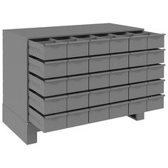 a bunch of drawers sitting on top of each other in front of a white background