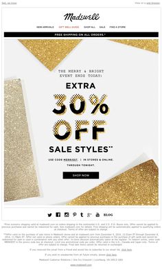 the coup page for macy's extra 30 % off sale styles, including gold and white