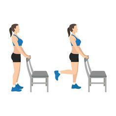 a woman is doing exercises on a bench with the help of a chairlifter