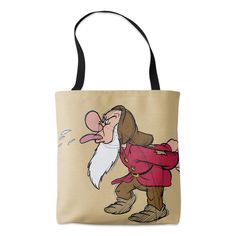 Grumpy definitely lives up to his name on this customizable tote featuring sketch artwork of the cantankerous dwarf. Your next shopping trip just got a little more earth-friendly and a lot more stylish with this sturdy reusable bag. Disney Purse, Snow White Disney, Disney Sketches, Dog Pajamas, Disney Kids, Disney Merchandise, Disney Accessories, Cute Animal Drawings, Reusable Bags