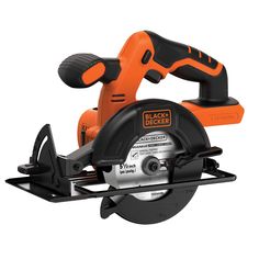 a black and decker circular saw on a white background