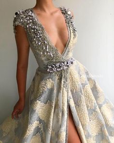 Rose Gown, Beaded Gown, Ball Gown Dresses, Lace Gown, Beautiful Gowns