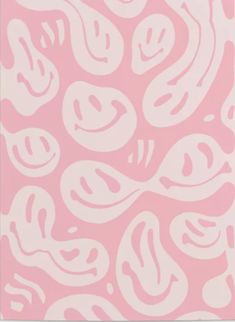 an abstract pink and white pattern with wavy lines