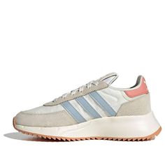 (GS) adidas Retropy F2 'Off-White Blue' IG0749 Casual White Running Shoes With Three Stripes Branding, White Running Shoes With Three Stripes For Light Sports, White Three Stripes Sneakers For Jogging, White Running Sneakers With Three Stripes, White Running Shoes With Three Stripes, White Running Shoes With Three Stripes For Sports, White Low-top Running Shoes With Three Stripes, Sporty White Running Shoes With Three Stripes Branding, Sporty White Running Shoes With Three Stripes