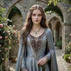 Westeros Fashion, Game Of Thrones Style, Celtic Dress, Witchy Outfits, Fantasy Art Dolls, Brow Shaping, Fairytale Dress, Period Costumes, Princess Art