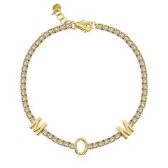 Diamond Tennis Mom Bracelet MATERIALS Available in 14k Yellow Gold, Rose Gold, and White Gold DETAILS Total Carat: 2 ctsTotal Weight: 5.43gr72 round diamondsColor: GHClarity: SiTotal Length 6.75"*Can be made shorter or longer upon request. *If in stock please allow 3-4 days for delivery. If back-ordered, please allow 4 -5 weeks for delivery. Rush options may be available, please contact hello@alevjewelry.com Mother's Day Cubic Zirconia Bracelets, Gold Pave Setting Tennis Bracelet Gift, Gold Tennis Bracelet With Pave Setting As Gift, Rose Gold Tennis Bracelet With Pave Setting As Gift, Pave Setting Tennis Bracelet As Gift, Round Tennis Bracelet With Pave Setting As Gift, Round Tennis Bracelet With Pave Setting, Yellow Gold Mother's Day Bracelets, Yellow Gold Mother's Day Bracelet