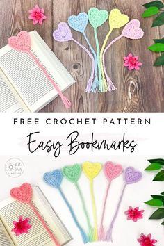 free crochet pattern for easy bookmarks