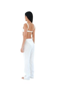 Classic lightweight trouser designed to be worn your way. With adjustable side buttons, the Remi trousers are best noted for their effortless versatility. Style the look on the first button for a low rise, relaxed feel or button up the sides for an accentuated high waist hourglass silhouette.Pair with our matching Remi tops, wear over your favorite swimwear or style the set, as is. features: - classic relaxed silhouette - front slip pocket - zip fly fastening - adjustable side tabs on the waistb Elegant Linen Bottoms For Day Out, Elegant Linen Pants For Day Out, Linen Tapered Leg Pants For Day Out, Elegant Relaxed Fit Beach Bottoms, Chic Linen Bottoms For Daywear, Straight Linen Pants For Day Out, Straight Leg Linen Bottoms For Daywear, Fitted Tapered Leg Bottoms For Daywear, Linen Straight Leg Bottoms For Daywear