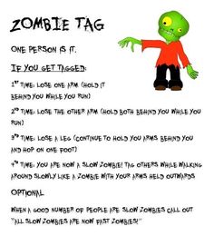 an image of a zombie with text on it