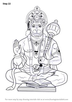 hindu god sitting on the ground with his hands up and holding a lamp in his hand