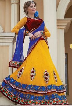 Yellow Designer Net Lehenga Choli..@ fashionsbyindia.com #designs #indian #womens #style #cloths #stylish #casual #fashionsbyindia #punjabi #suits #wedding #saree #chic #elegance #beauty #outfits #fantasy #embroidered #dress #lehenga #choli #PakistaniFashion #Fashion #Longsuit #FloralEmbroidery #Fashionista #Fashion2015 #IndianWear #WeddingWear #Bridesmaid #BridalWear #PartyWear #Occasion #OnlineShopping #instablogger #fashionblog #beautyblogger #thephotodiary #bride #indianwedding #india Wedding Lehenga Choli, Velvet Lehenga, Party Wear Lehenga Choli, Bollywood Lehenga, Lehenga Choli Online