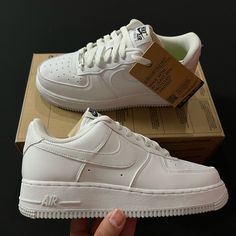 Nike Air Force 1 '07 Next Nature White Black Dc9486-101 Women's Size 7.5 Brand New Missing Lids White Nike Air Force 1 With Air Max Cushioning, Black And White Airforce 1s, Nike Air Force One Black And White, Air Force Shoes Black And White, Nike High Top Shoes, Nike Air Force 1 '07 Next Nature, White Mid-top Nike Air Force 1 Synthetic, Nike Air Max Black, Air Max Classic