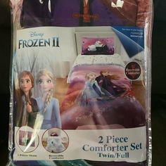 two piece comforter set with frozen 2 characters