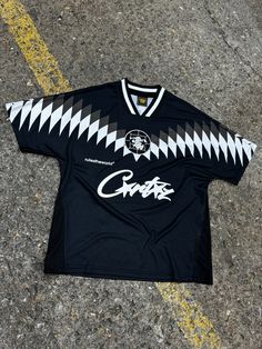 Cortiez, CRTZ tee , wishlist Soccer Jersey Design Ideas, Plus Size Wide Leg, Football Shirt Designs, Football Jersey Outfit, Football Top, Street Fashion Men Streetwear, Jersey Outfit, American Sports