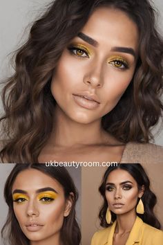 19 Amazing Makeup Ideas for Brown Eyes Plus Tutorials Eyebrow Images, Gold Eyeshadow Palette