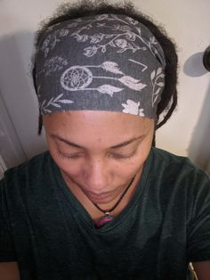 Stretchy headband made from polyester and spandex. Measures 7-9 in long and 3-4 inches wide. Washable. Headband Bandana, Stretchy Headbands, Stole Scarf, Neck Gaiter, Turbans, Head Covering, Hair Accessories Headbands, Black Lives, Black Lives Matter