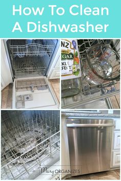 how to clean a dishwasher