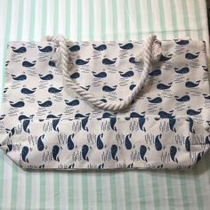 This Super Cute Canvas Bag Has A Blue Whale Print And Rope Handles. Features A Zipper Closure To Keep Your Items Safe. Brand New! See Photos For Details. Can Be Used As A Beach Bag Or Anything You Would Like! :) Blue Cotton Beach Bag For Vacation, Blue Cotton Beach Bag For Summer, White Nautical Bags For Summer, Casual Blue Beach Bag For Vacation, Blue Cotton Summer Beach Bag, White Nautical Summer Bags, Blue Nautical Beach Bag, Casual Blue Cotton Beach Bag, Leather Cowgirl Boots