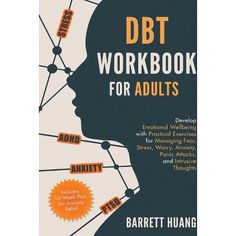 a book cover with an image of a person's head and the words, dtt workbook for adults