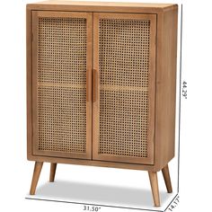 the sideboard is shown with measurements for it