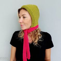 Knitted chartreuse adult bonnet for women  Hot pink and green knitted bonnet  crochet oversized bonnet trend 2023! Adult bonnet handmade Aviator hat knitted adult bonnet trend of 2023, it's fashionable, it's stylish and warm I knitted a bonnet from 50% wool and 50% acrylic and therefore it is warm and soft If you want some special color and custom size, write to me and I will be happy to fulfill your order. I recommend washing the cap by hand in warm water and wringing gently. We send with a tra Casual Hand Knitted Bonnet, Casual Hand-knitted Bonnet, Multicolor One-size Yarn Bonnet, Fitted Hand-knitted Yarn Bonnet, Whimsical Hand-knitted Beanie Bonnet, Aviator Hat, Crochet Bucket Hat, Men's Knit, Black Wool