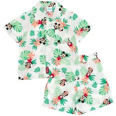 Your family is ready for a Disney adventure in these stylish matching family Mickey Mouse outfits! These soft and comfy matching outfits feature a colorful all over print of tropical leaves and flowers with iconic artwork of Mickey Mouse and Minnie Mouse your Disney fans will love to wear! The whole family can join the Disney fun with baby, kids, and adult sizes, and choices of fashionable Hawaiian button-down shirts, a classic shorts set, an adorable baby romper, and pretty sleeveless mommy and Mickey Mouse Outfit, Mouse Outfit, Classic Shorts, Iconic Artwork, Mommy And Me Dresses, Mickey Mouse Minnie Mouse, Adventures By Disney, Disney Winnie The Pooh, Disney Fun