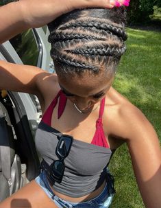 #natural #naturalhair #hair #braids Big Box Braids, Big Box Braids Hairstyles, Natural Braids, Curls Hairstyles, Cute Curly Hairstyles, Natural Curls Hairstyles, Heat Damage