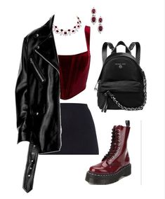 Rock Star Outfit, Rockstar Style, Rockstar Aesthetic, Goth Outfit, Chique Outfits, Looks Black, Edgy Outfits, Stage Outfits