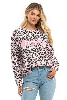 Blonde Pink, Middle Sister, Blonde With Pink, Cold Weather Fashion, Pink Leopard Print, Cozy Fits, Pink Leopard, Baby Cold, Top Sales