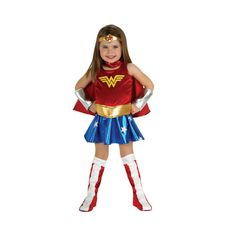 Is your little girl as strong as an Amazonian princess? If so, let her show off her true identity with this Wonder Woman Costume for tots! It's all shimmer and sparkles, making her look like the awesome superhero she really is! Size: toddler. Gender: female. Age Group: adult. Best Toddler Halloween Costumes, Wonder Woman Halloween Costume, Wonder Woman Dress, Justice League Wonder Woman, Woman Costume, Wonder Woman Costume, Wonder Woman Logo, Dc Super Hero Girls, Wonder Women