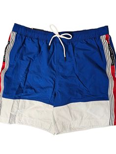 NWT Tommy Hilfiger Quick Dry Swim Trunks Men’s Swim Shorts XL Blue Red White Mens Swim Trunks, Swim Trunks, Swim Shorts, Quick Dry, Red White, Red And White, Tommy Hilfiger