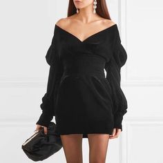 V Neck Puff Sleeve High Waist Mini Dress



SIZE









S:length:76cm,bust:72cm,waist:70cm,shoulder:45cm,sleeve length:57cm

M:length:77cm,bust:78cm,waist:76cm,shoulder:45cm,sleeve length:59cm

L:length:78cm,bust:82cm,waist:80cm,shoulder:46cm,sleeve length:60cm

XL:length:79cm,bust:86cm,waist:84cm,shoulder:47cm,sleeve length:61cm





Note: 1 inch = 2.54 cm, 1 cm = 0.39 inch

note: measurement by hands allow 2-3cm errors which is normal Big Size Fashion, Black Long Sleeve Mini Dress, Velvet Party Dress, Early Evening, Long Sleeve Velvet Dress, Look Short, Puff Long Sleeves, Late Afternoon, Mini Robes