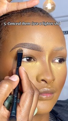 Wanjiru M. Ngugi | Eyebrow Tutorial . . . #makeupartistkenya #glamup #eyebrowtutorial #trendingreels | Instagram Eyebrow Tutorial For Beginners, Straight Eyebrows, Face Makeup Tips, Beauty Hair Makeup, Eyebrow Makeup, Beauty Hair