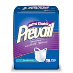 a box of prevail toilet paper on a white background