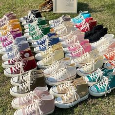 The ultimate shoe rack for converse Boty Converse, Cute Converse Shoes, Cute Converse, Preppy Shoes, Cute Nike Shoes, Cute Sneakers, Cute Nikes, Aesthetic Shoes, Swag Shoes