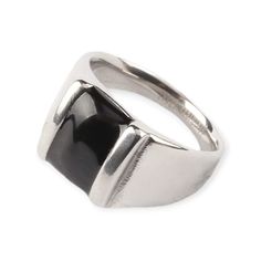 For expedited delivery, please upgrade shipping option in the checkout to **Express Worldwide Delivery 2-5 days via Courier Services** Men's Ring Made of Stainless Steel, Black Enamel. Materials used:  Stainless Steel Black Enamel  Ring Size: 9, 10.5 US. The perfect, low key ring for daily wear. Perfect For Him! Modern Rectangular Stainless Steel Signet Ring, Modern Stainless Steel Rectangular Signet Ring, Minimalist Stainless Steel Signet Promise Ring, Minimalist Stainless Steel Signet Ring For Promise, Minimalist Stainless Steel Rectangular Ring, Modern Silver Enamel Ring For Formal Occasions, Modern Stainless Steel Signet Ring, Minimalist Stainless Steel Rings For Formal Occasions, Modern Enamel Open Ring With Polished Finish