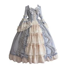 Victorian Dress Costume, Gothic Victorian Dresses, Rococo Dress, Victorian Gown, 18th Century Dress, Court Dresses, Period Dress, Estilo Boho Chic, Queen Dress