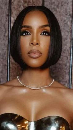 Stay Ahead of the Curve with Hairstyle Trends | Be a Trendsetter Bob Layered Haircut Black Women, Bluntcut Bob Quick Weave, Short Bob Hairstyles Fine Hair, Volume Bob Haircut, Kelly Rowland Bob, Medium Length Black Hairstyles, Short Bob Black Women, Short Bob Hairstyles For Black Women, Layered Bob Hairstyles For Black Women