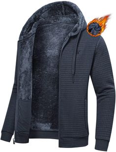 PRICES MAY VARY. Jacquard plaid fabric 2 side zipper pockets 2 inner deep pockets Heavy fleece zipper hoodie Winter sherpa jacket sweatshirt Winter Zip Fly Hooded Jacket, Winter Hooded Jacket With Zip Fly, Winter Hooded Jacket With Zip Closure, Hooded Fleece Jacket With Zip Fly For Fall, Fall Hooded Fleece Jacket With Zip Fly, Winter Fleece Outerwear With Zip Fly, Fleece Hooded Jacket With Zipper Closure, Winter Hooded Jacket With Sherpa And Fleece Lining, Winter Hooded Jacket With Fleece Lining In Sherpa