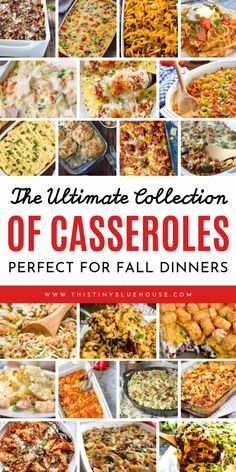 the ultimate collection of casseroles perfect for fall dinners