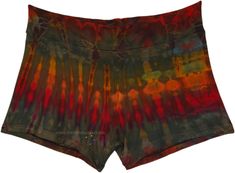 Colorful amber grills in green on these stretchable spandex rayon shorts.  Flattering and versatile shorts feature an elastic waistband and are perfect for mixing and matching for different looks. #tlb #Misses #beachwrap #TieDye #bohemianfashion #HippeShorts Green Yoga Shorts With Elastic Waistband, Green High-waisted Yoga Shorts, Green Yoga Shorts For Summer, Green Shorts For Yoga In Summer, Multicolor Yoga Shorts For Summer, Green Yoga Biker Shorts For Summer, Green Biker Shorts For Yoga In Summer, Casual Multicolor Yoga Shorts, Multicolor Yoga Shorts