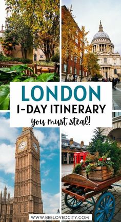 the london itinerary you must steal